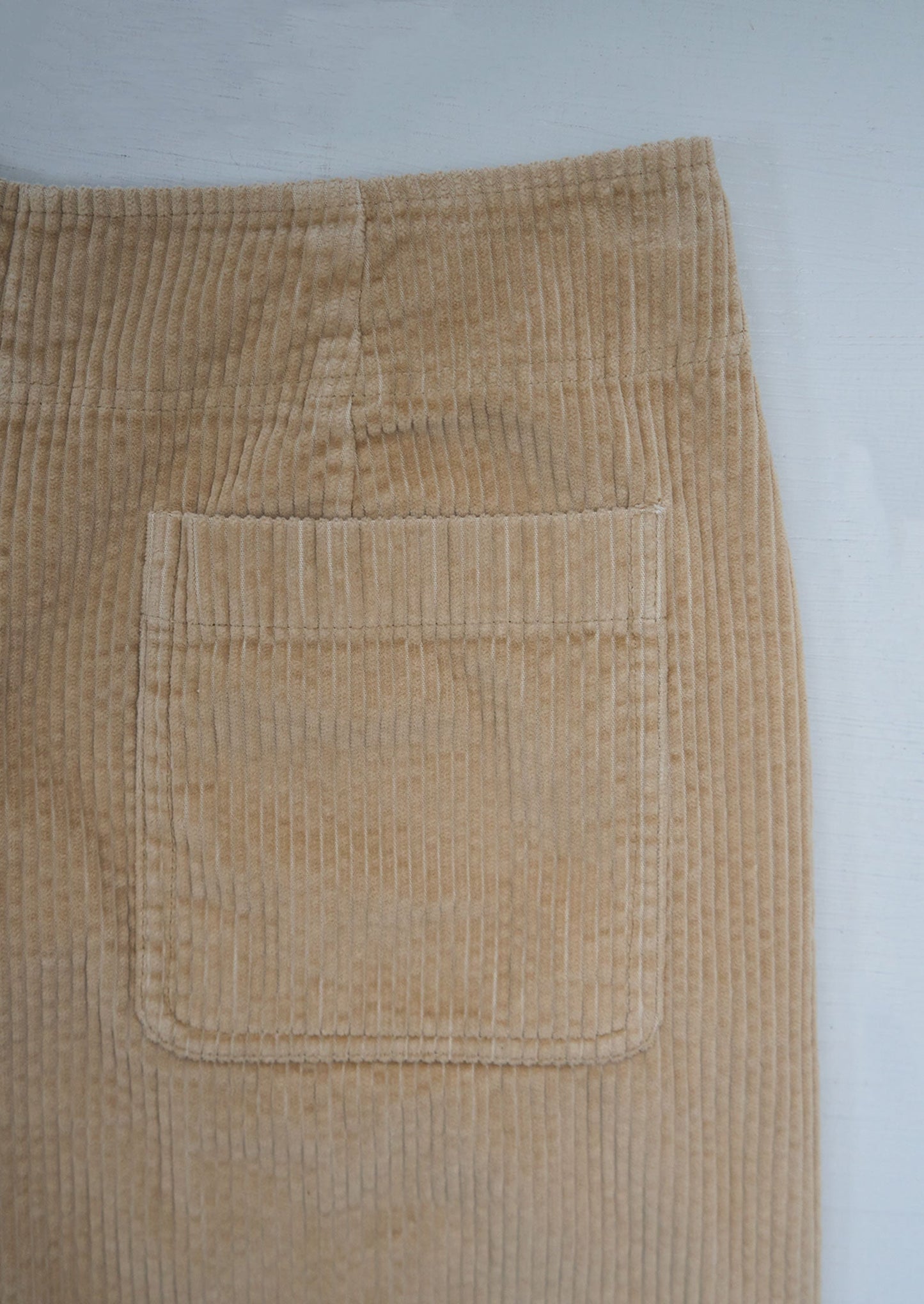 Reworn Organic Cord Culottes Size 14 (1059) | Blonde