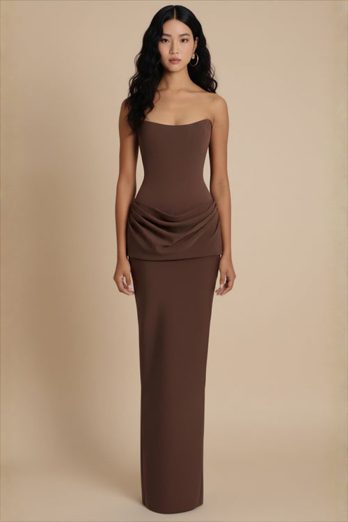 Sosi Gown - Chocolate