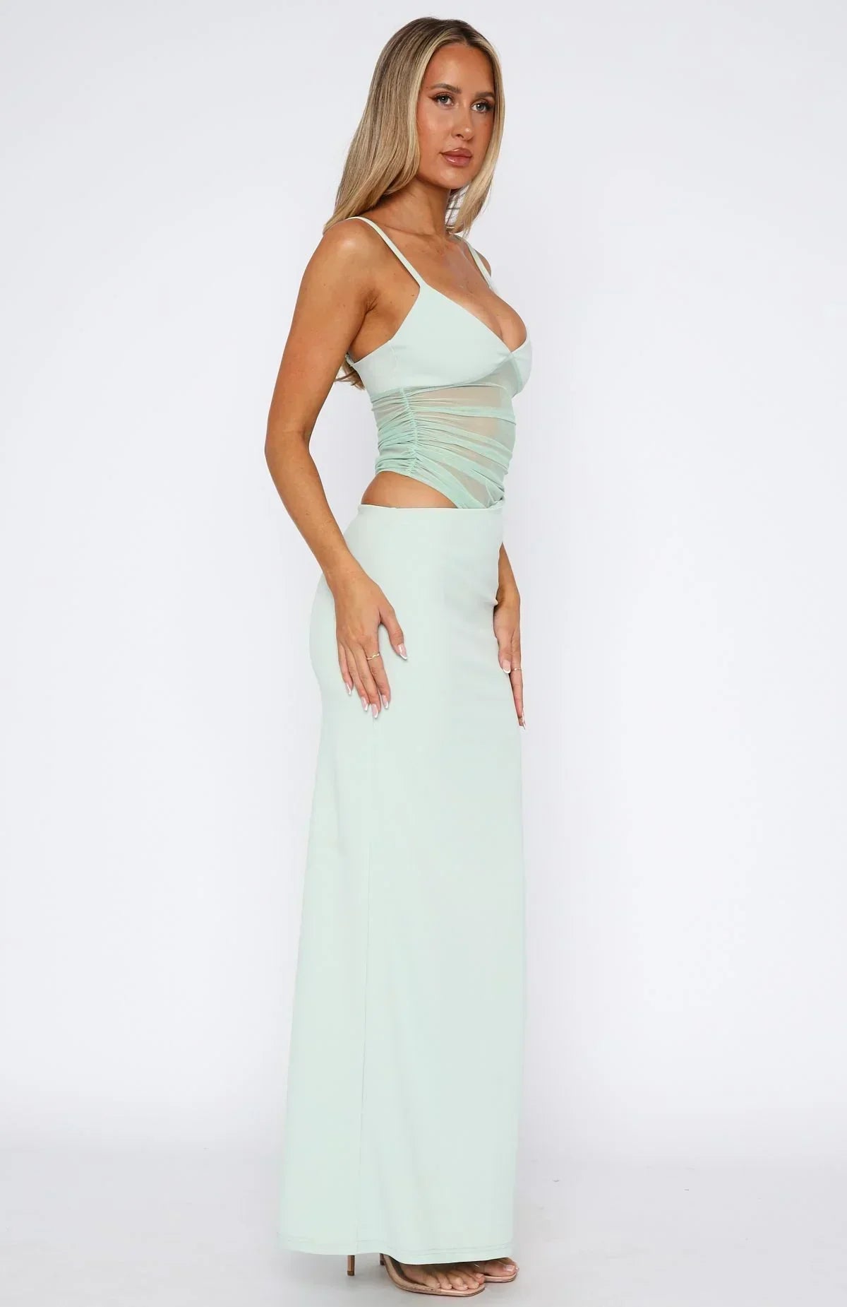 Luna | Blush Maxi Dress