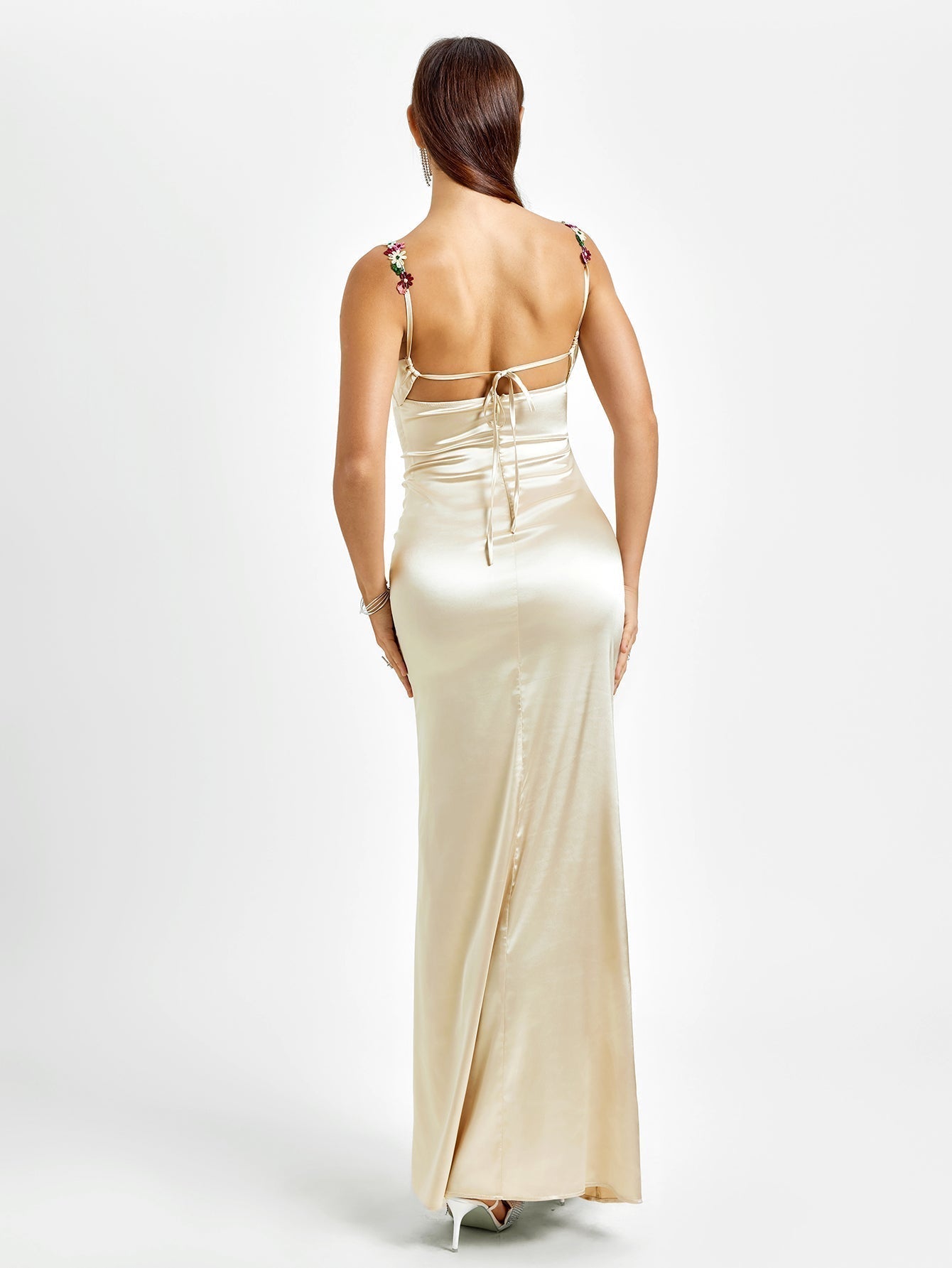 Livette - Satin Gown Maxi Dress
