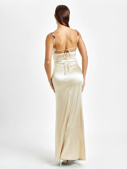 Livette - Satin Gown Maxi Dress