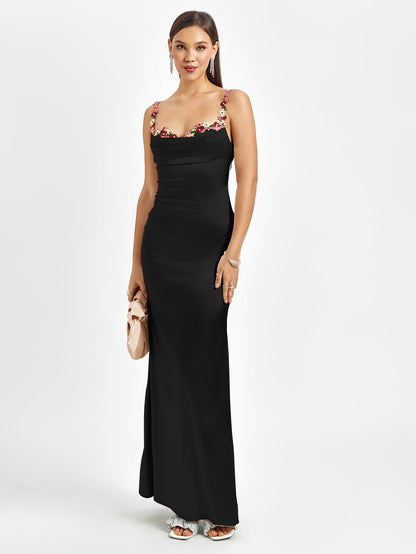 Livette - Satin Gown Maxi Dress
