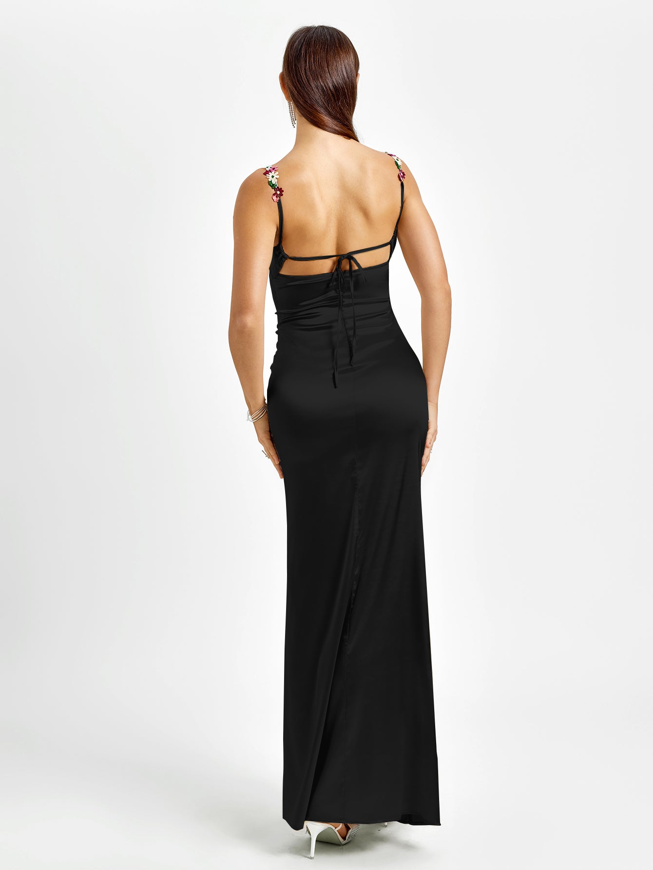 Livette - Satin Gown Maxi Dress