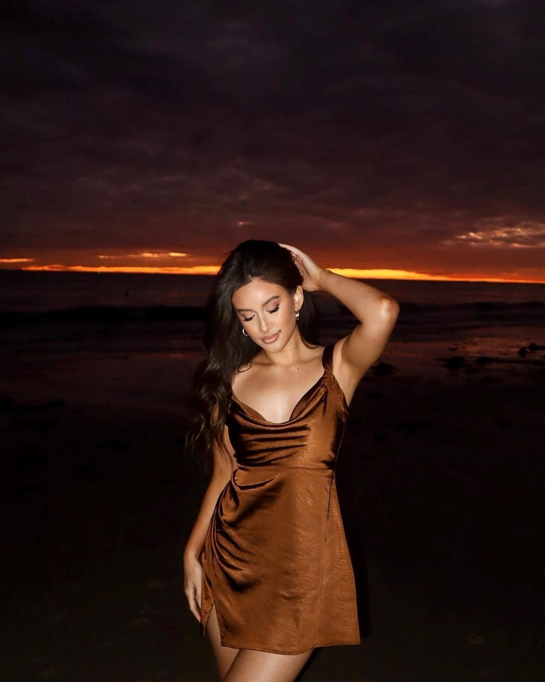 Havanna Mini Dress - Chocolate