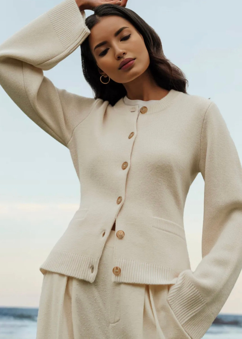 Livette - Knotted Cardigan Sweater