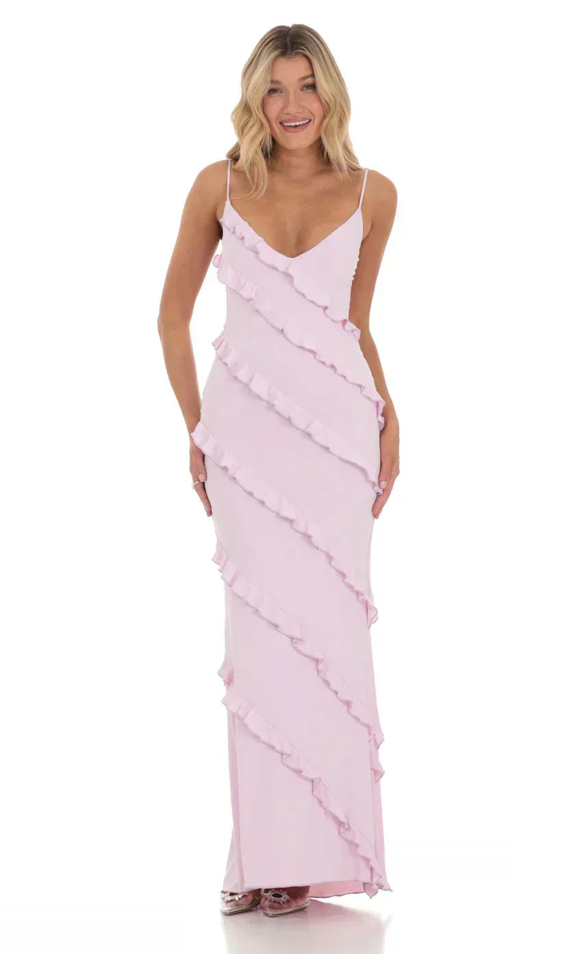 Ruffle Maxi Dress