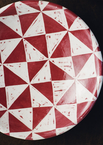 Hannah Watts Diamond Platter | Grape Multi