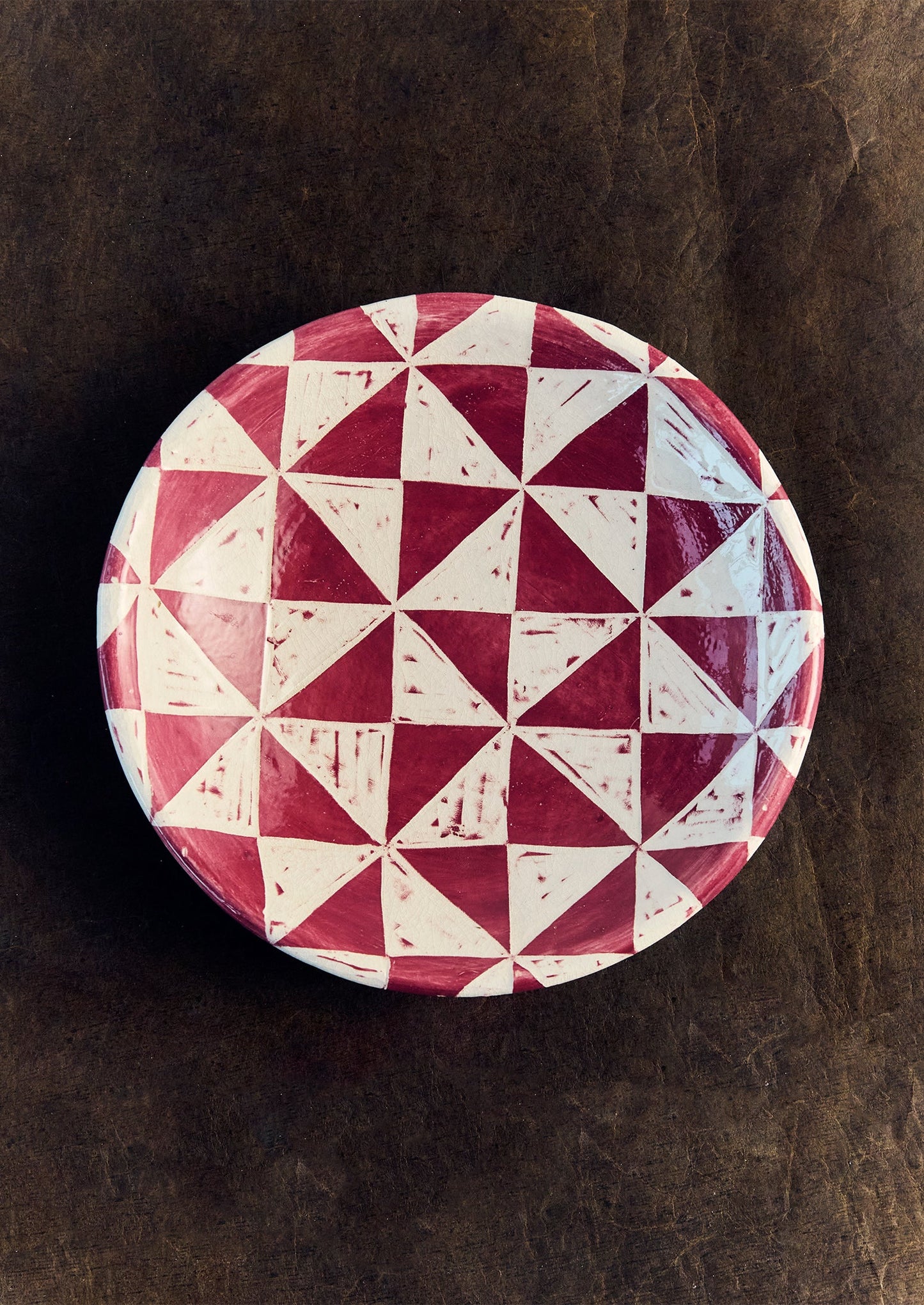 Hannah Watts Diamond Platter | Grape Multi
