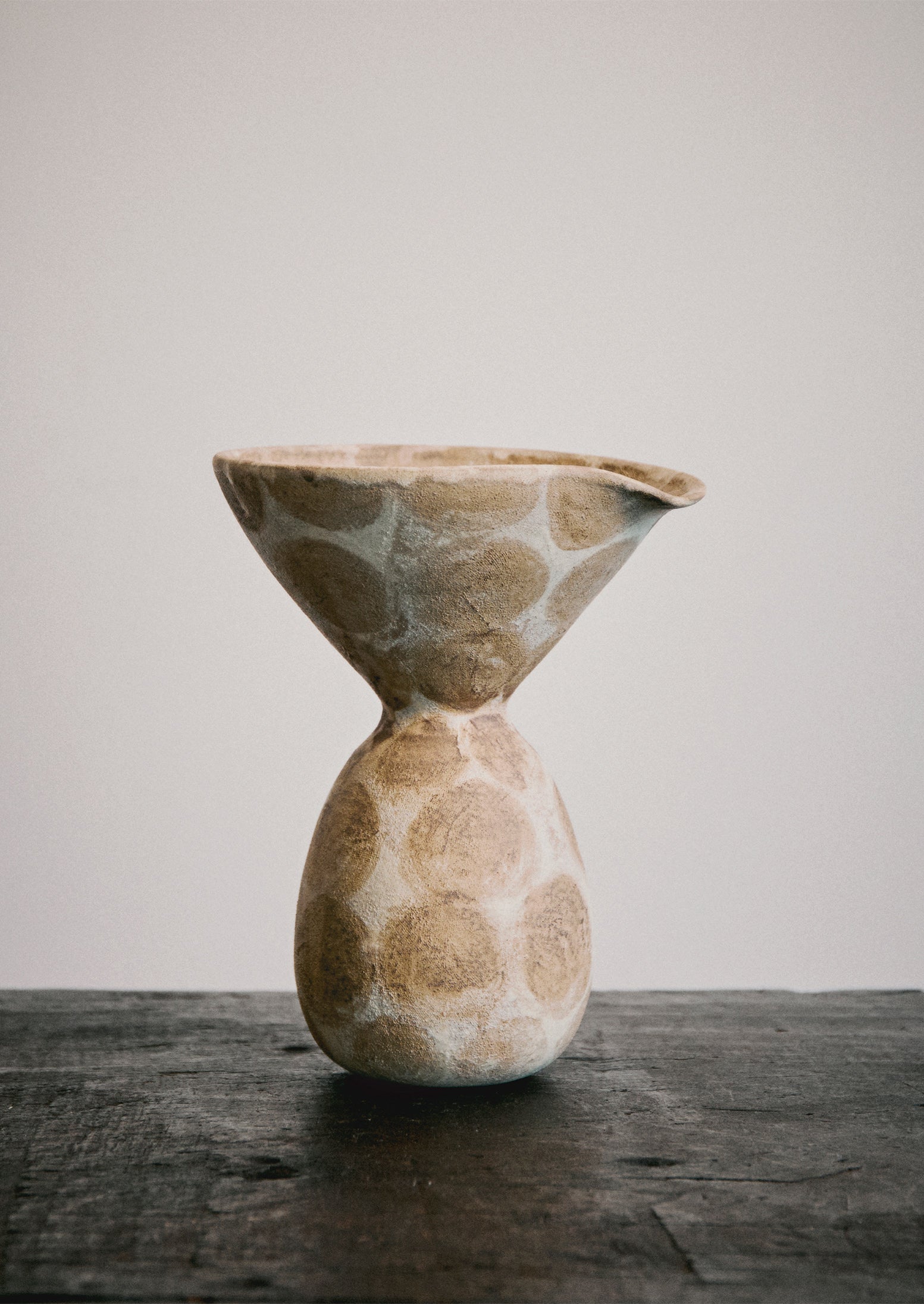 Linnan Ye Hand Thrown Sculptural Vase | Stone/Multi