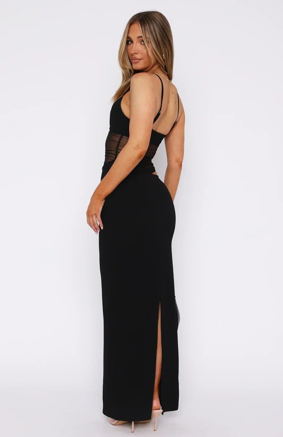 Luna | Blush Maxi Dress