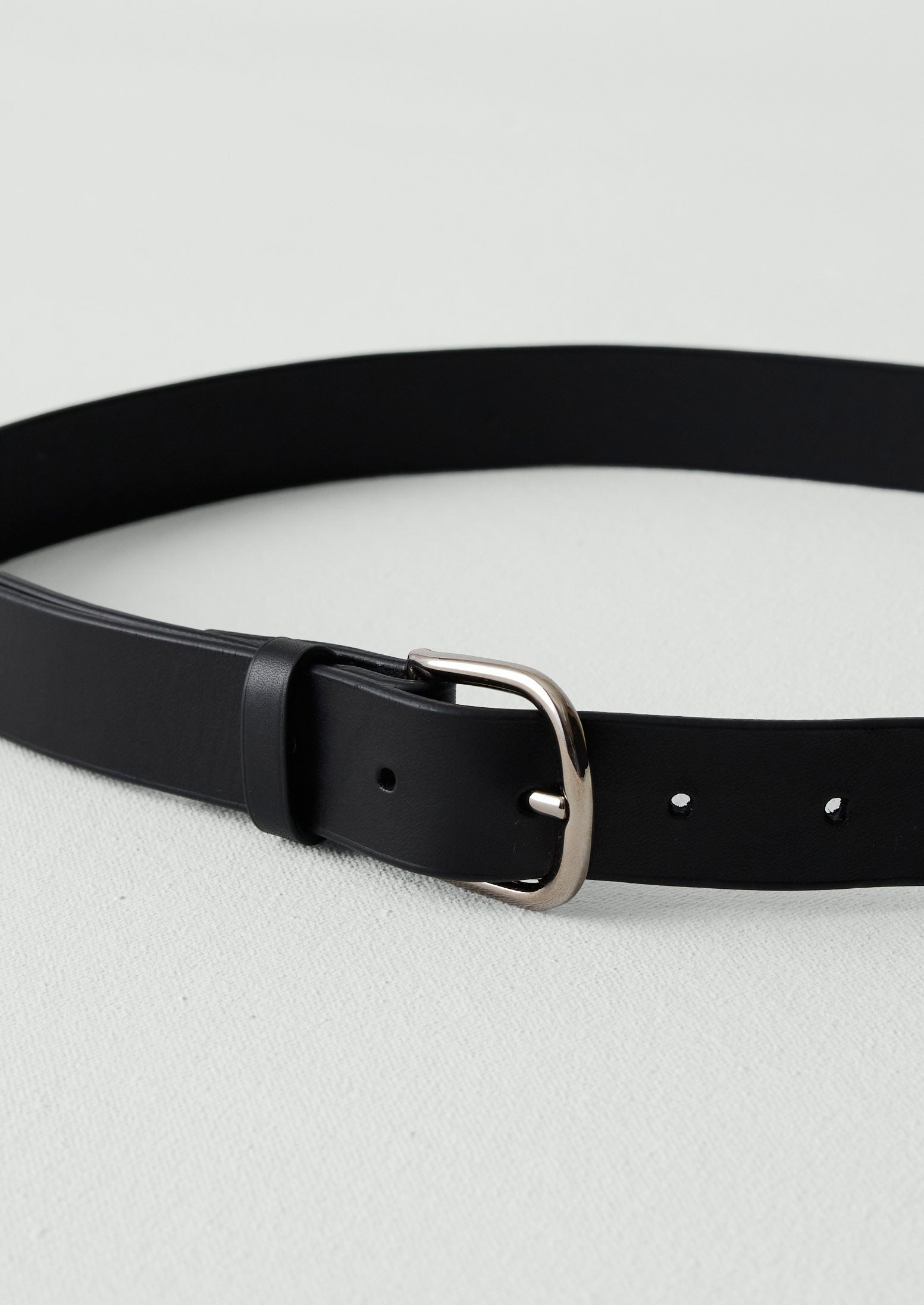 Laperruque Leather Buckle Belt | Black