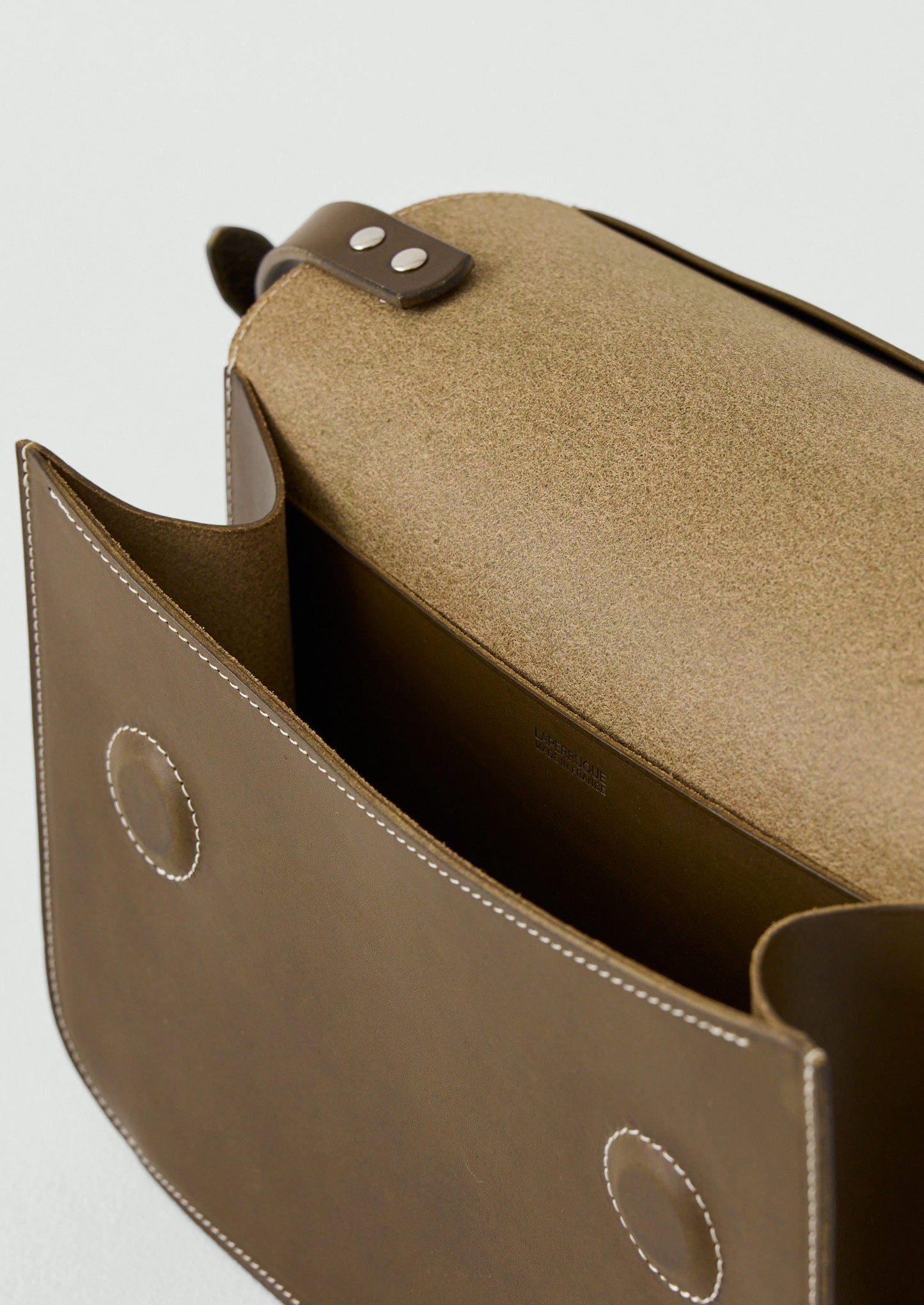 Laperruque Leather Cross Body Bag | Olive