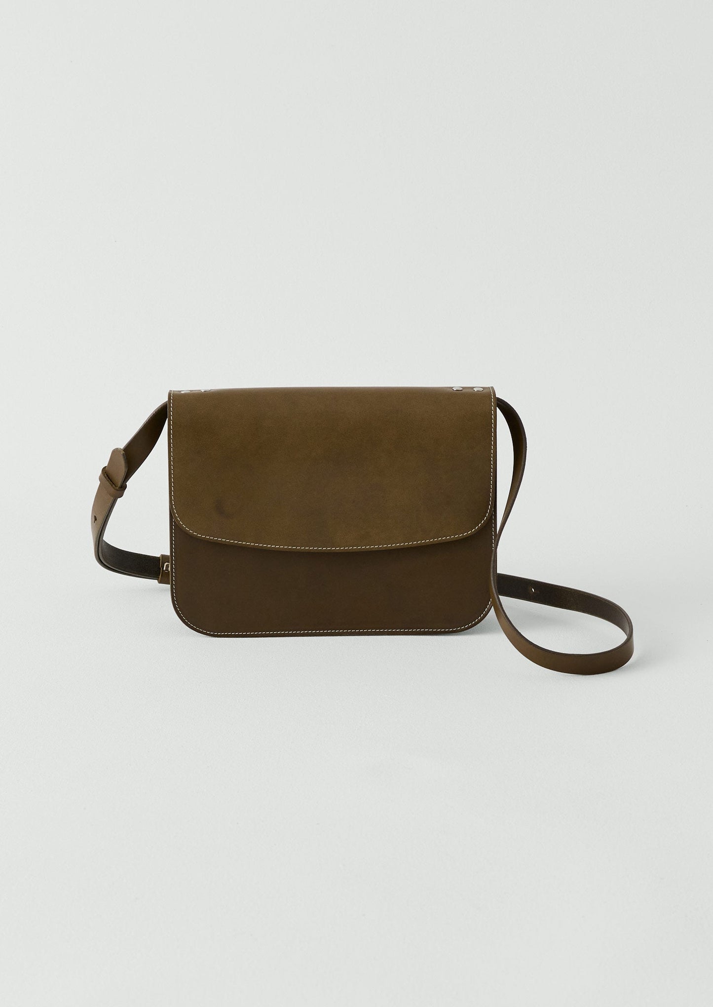 Laperruque Leather Cross Body Bag | Olive