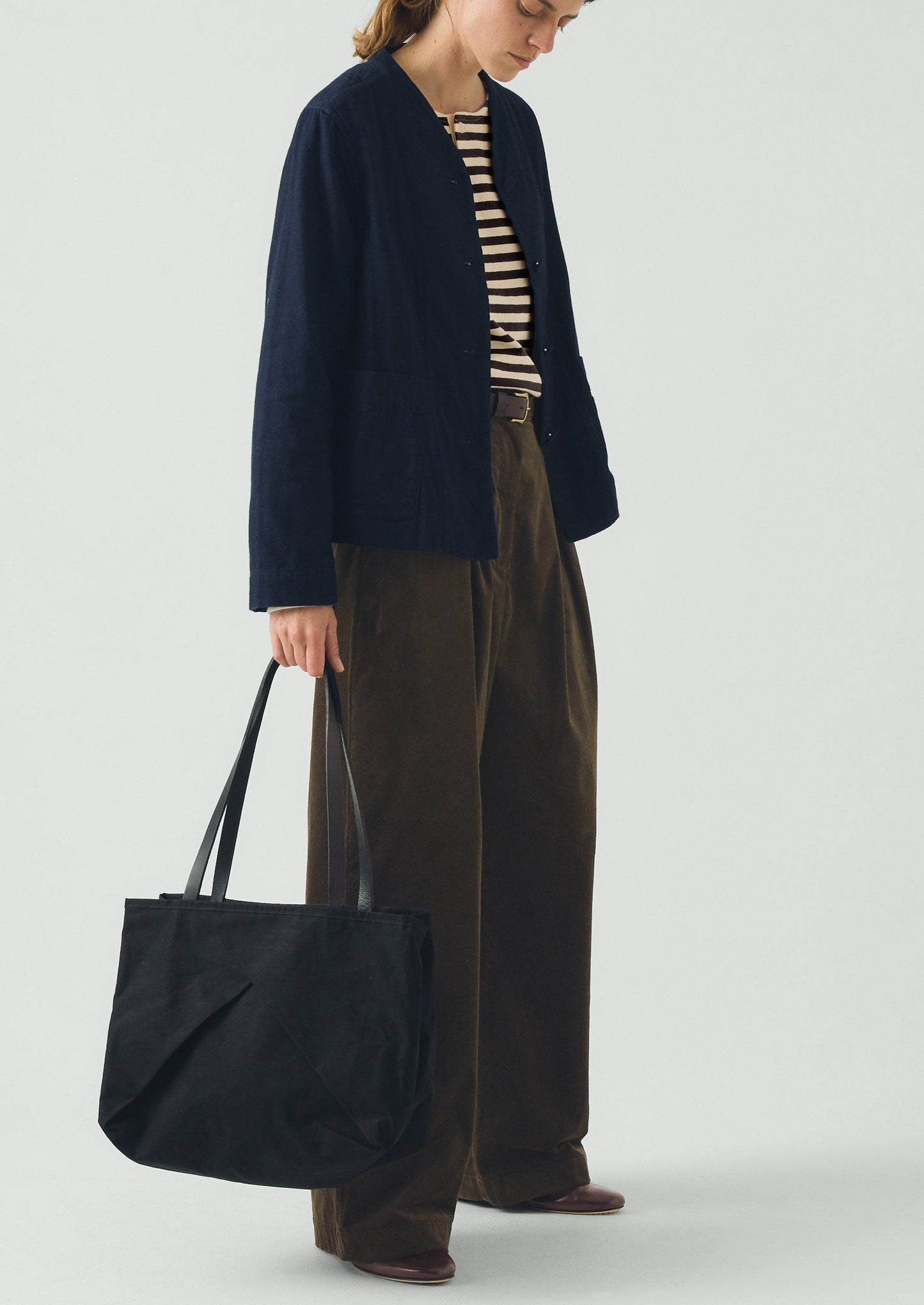 Kate Sheridan Cotton Origami Tote | Black