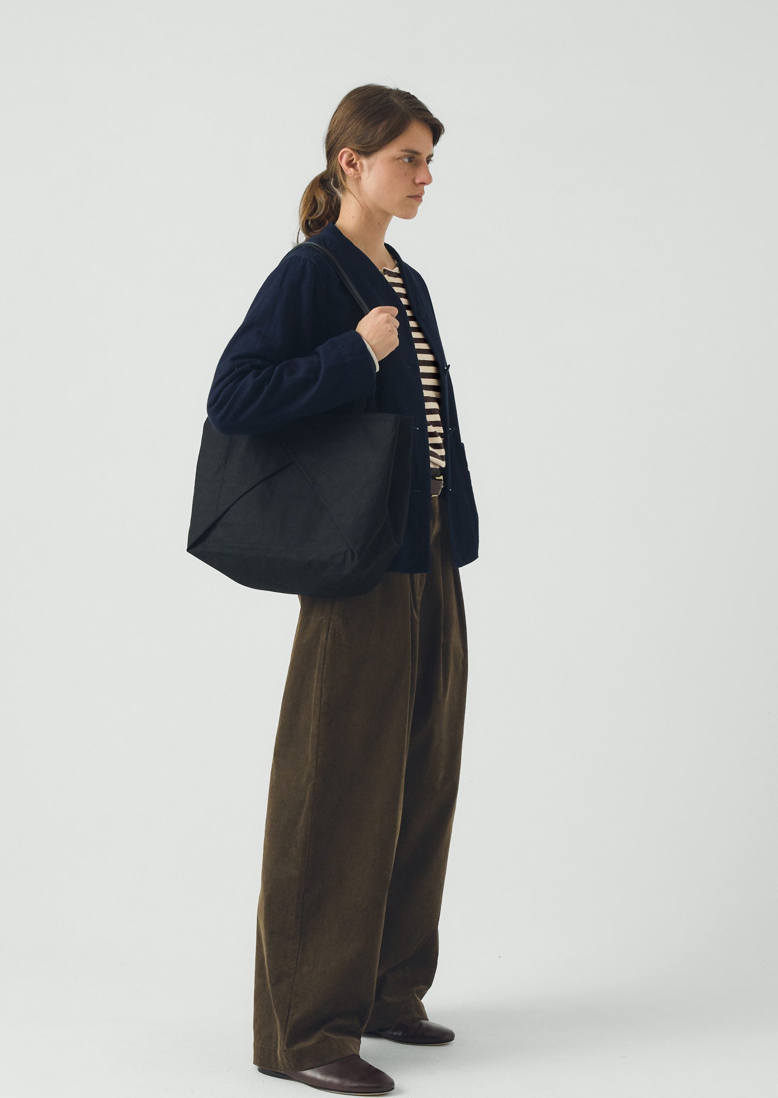 Kate Sheridan Cotton Origami Tote | Black