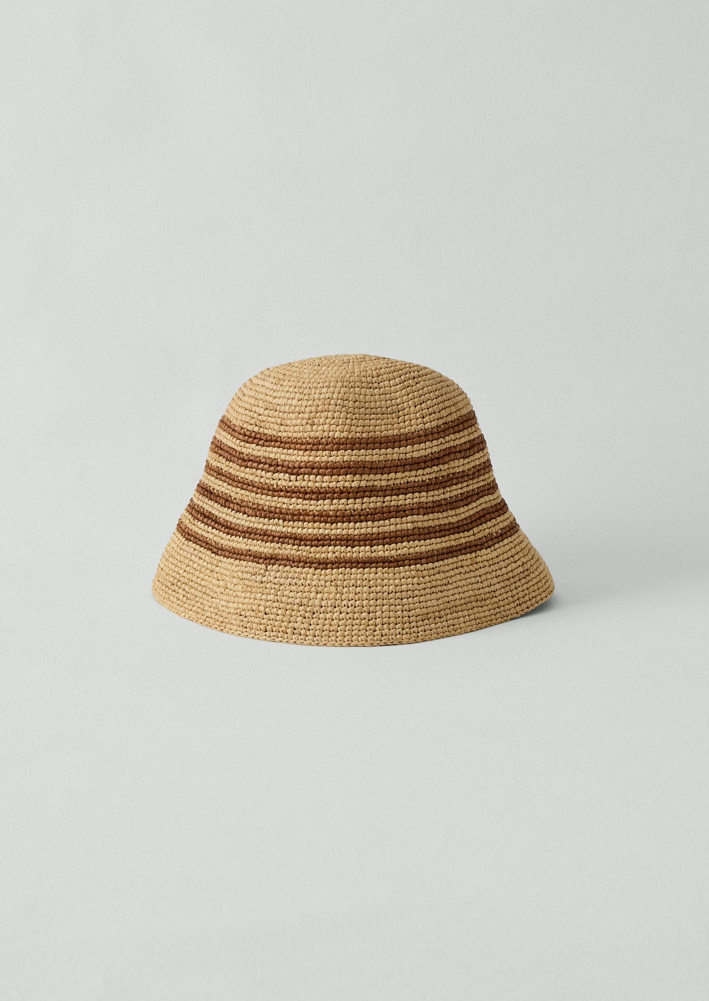 Maison N.H Paris Raffia Stella Hat | Natural/Brown