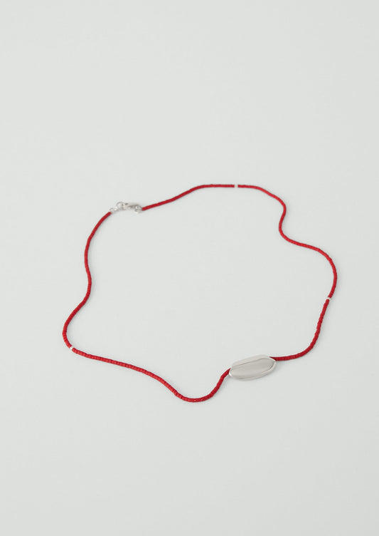 Helena Rohner Miyuki Oval Necklace | Tomato