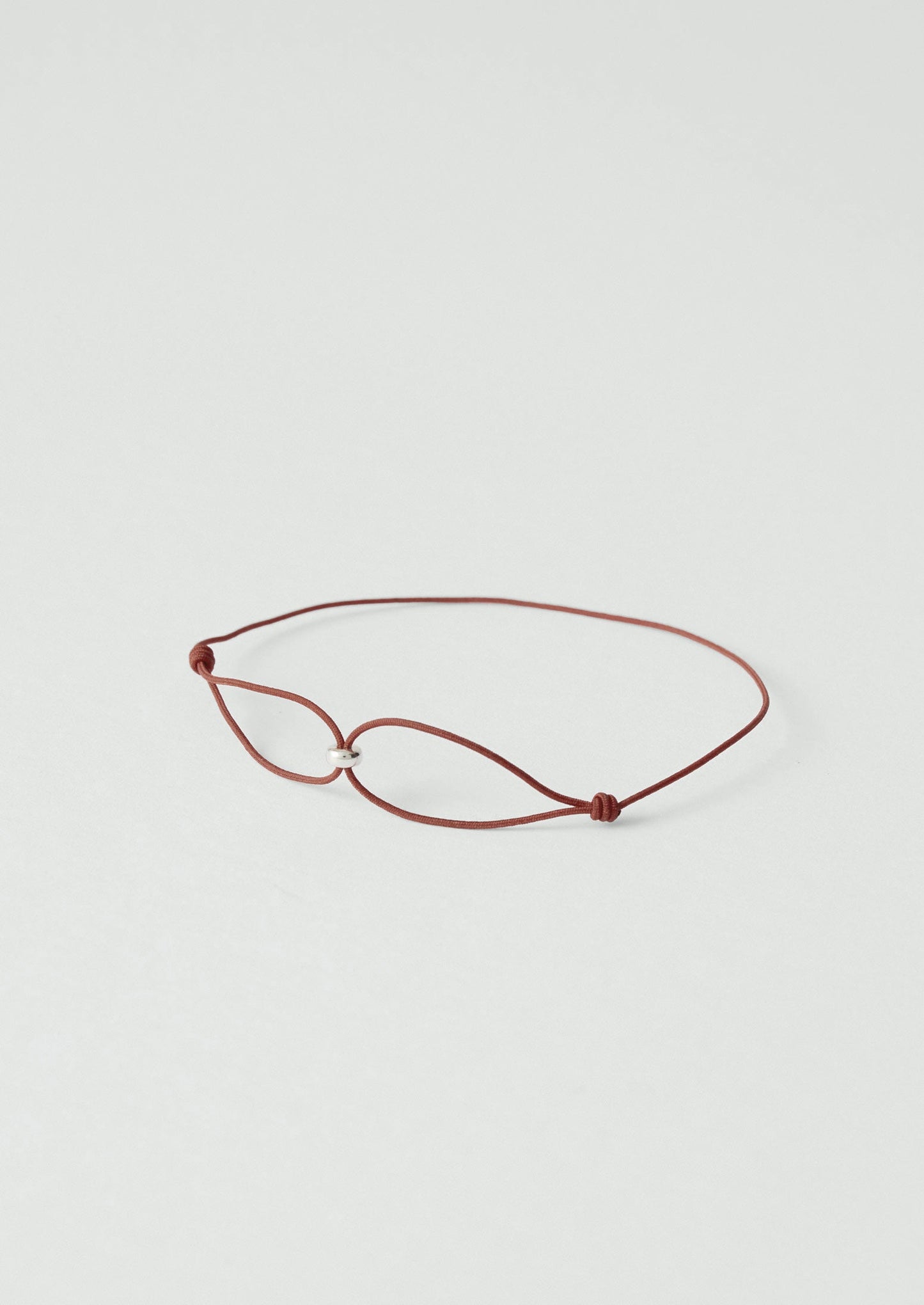 Helena Rohner Silver Bead String Bracelet | Plum/Silver
