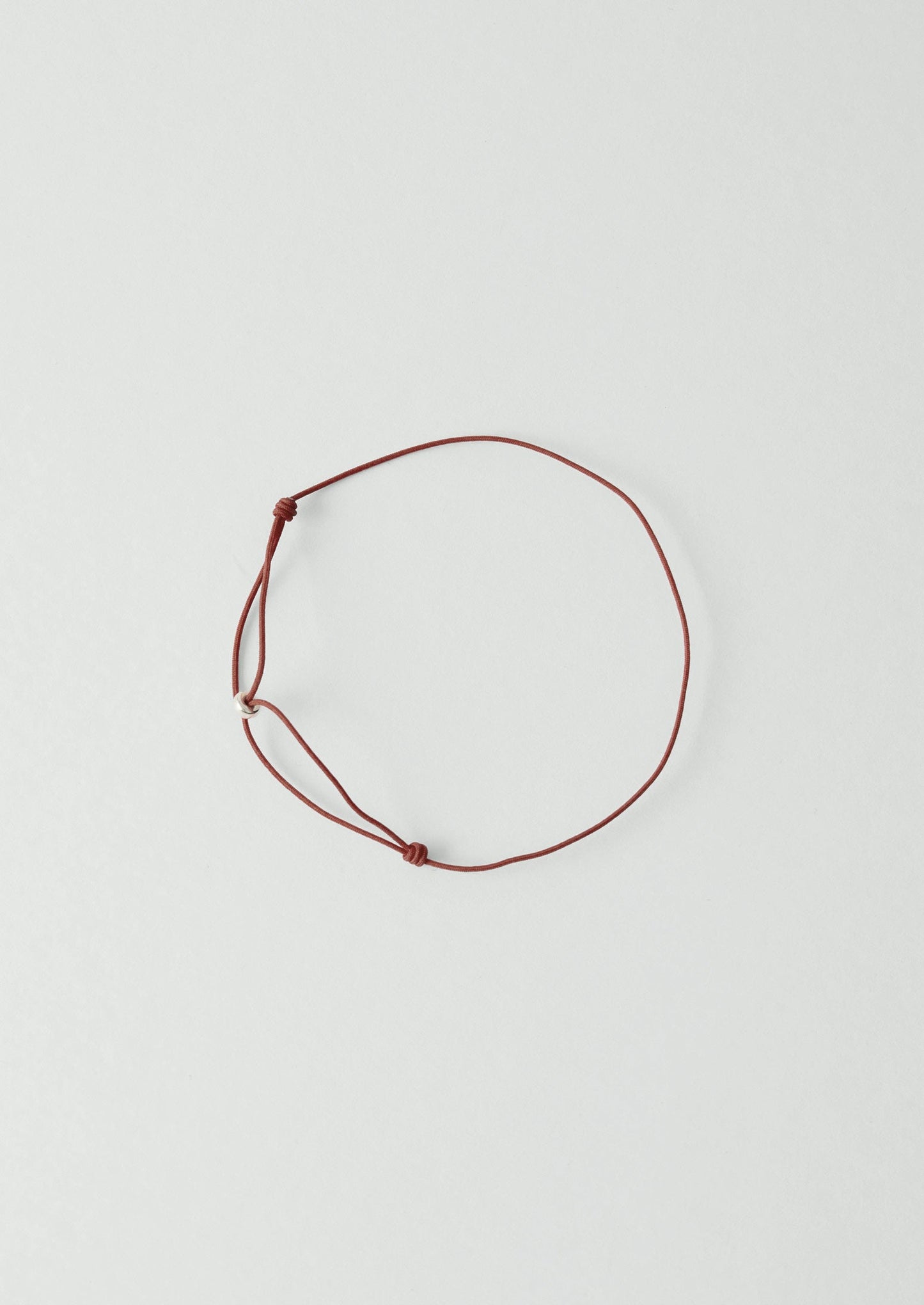 Helena Rohner Silver Bead String Bracelet | Plum/Silver