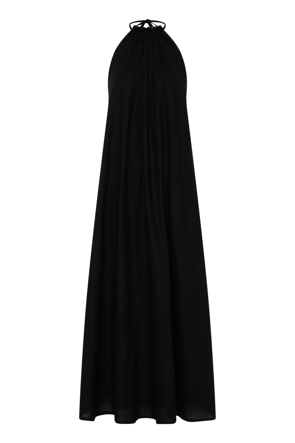 Alysse Halter Maxi Dress - Black