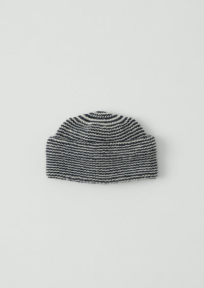 Heimat Mechanic Fine Stripe Hat | Ink/Seashell