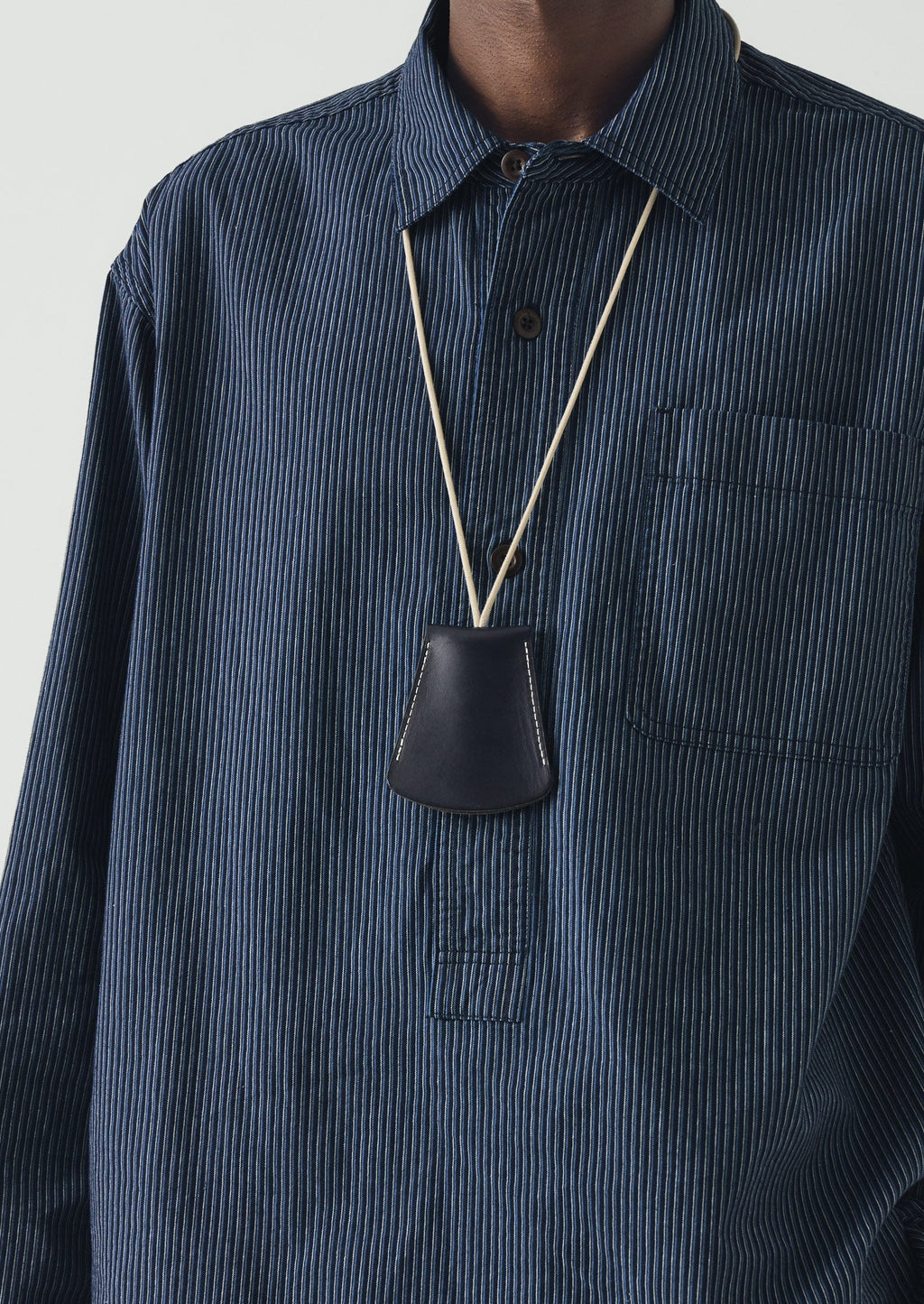 Laperruque Leather Bell Key Holder | Navy