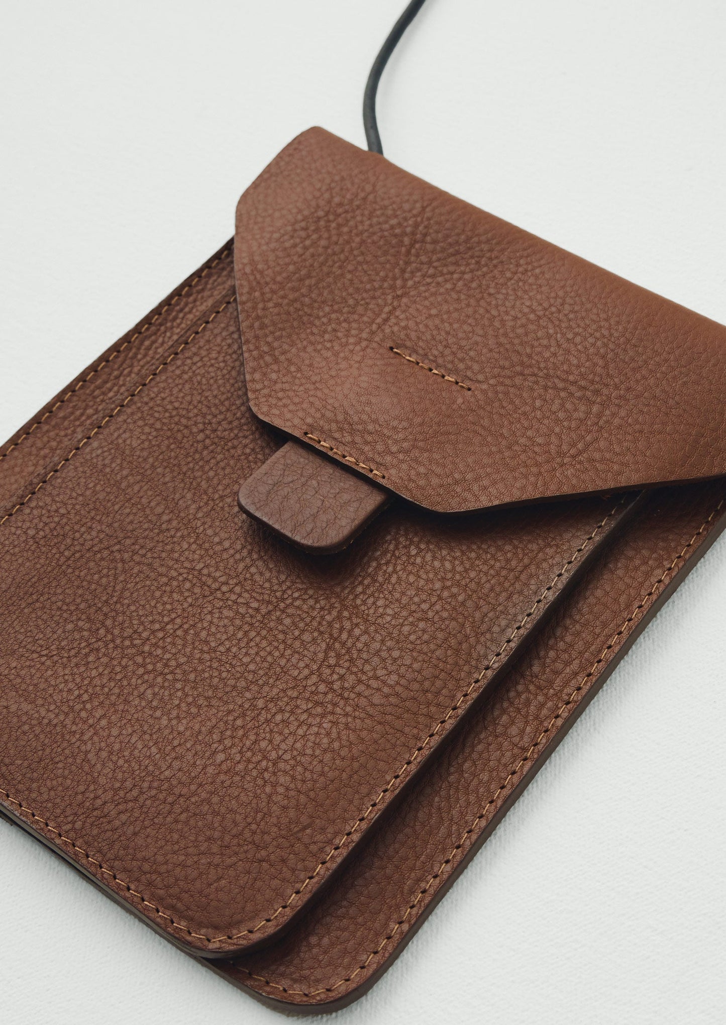 Kate Sheridan Leather Utility Bag | Carob