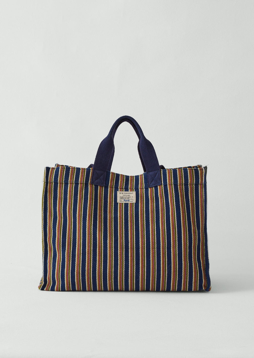 Moismont Stripe Cotton Bag | Blue Multi
