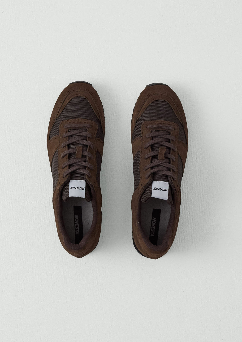 Novesta Marathon Trail Sole Trainers | Bitter Chocolate