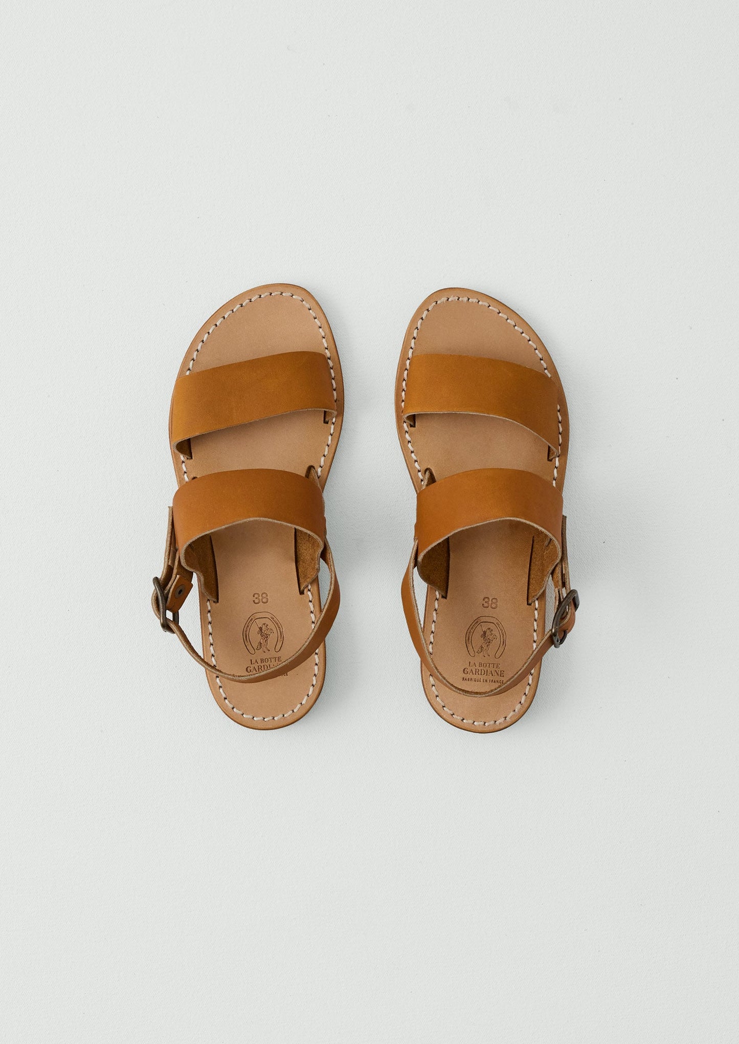 La Botte Gardiane Taize Leather Sandals | Natural