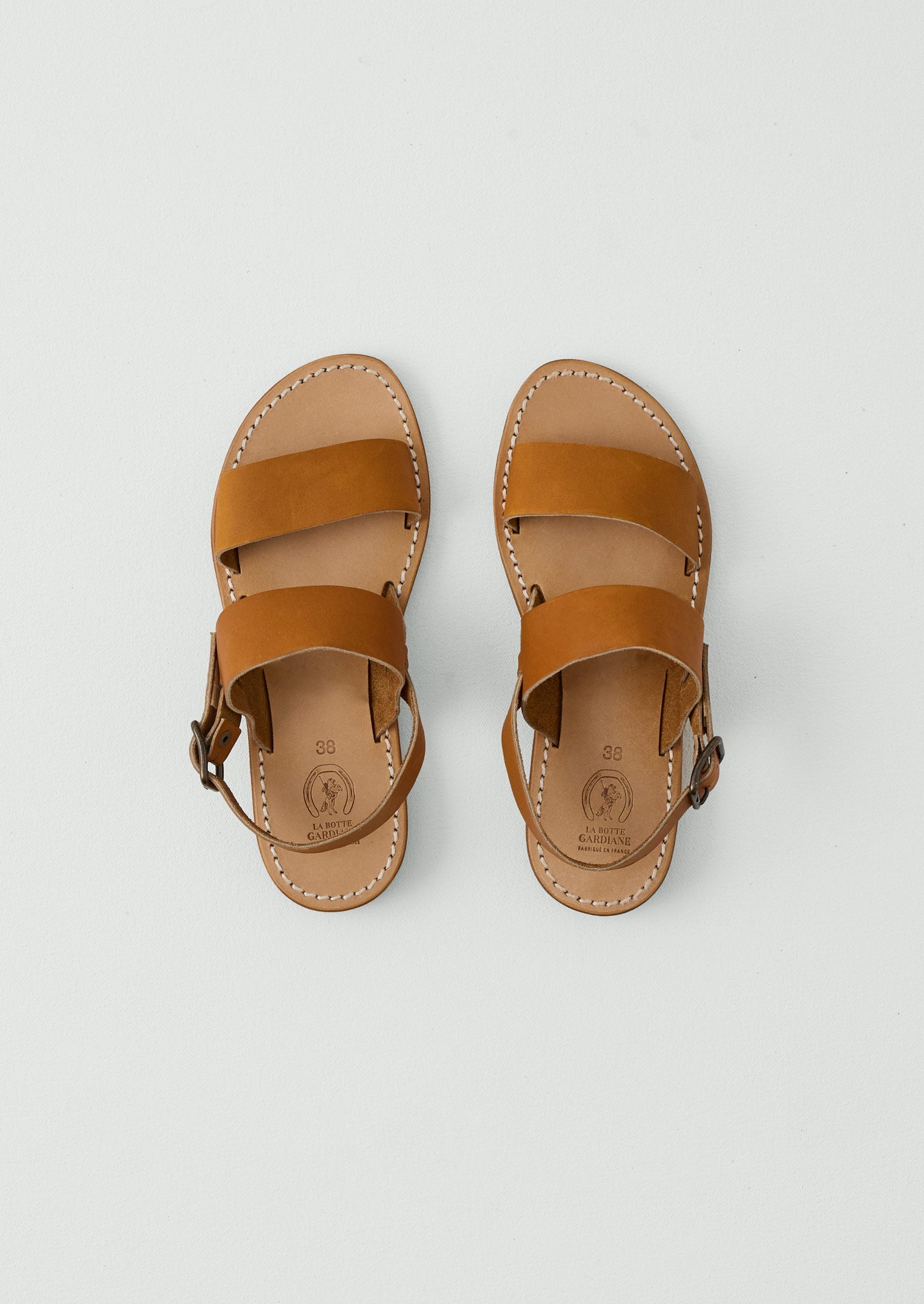La Botte Gardiane Taize Leather Sandals | Natural