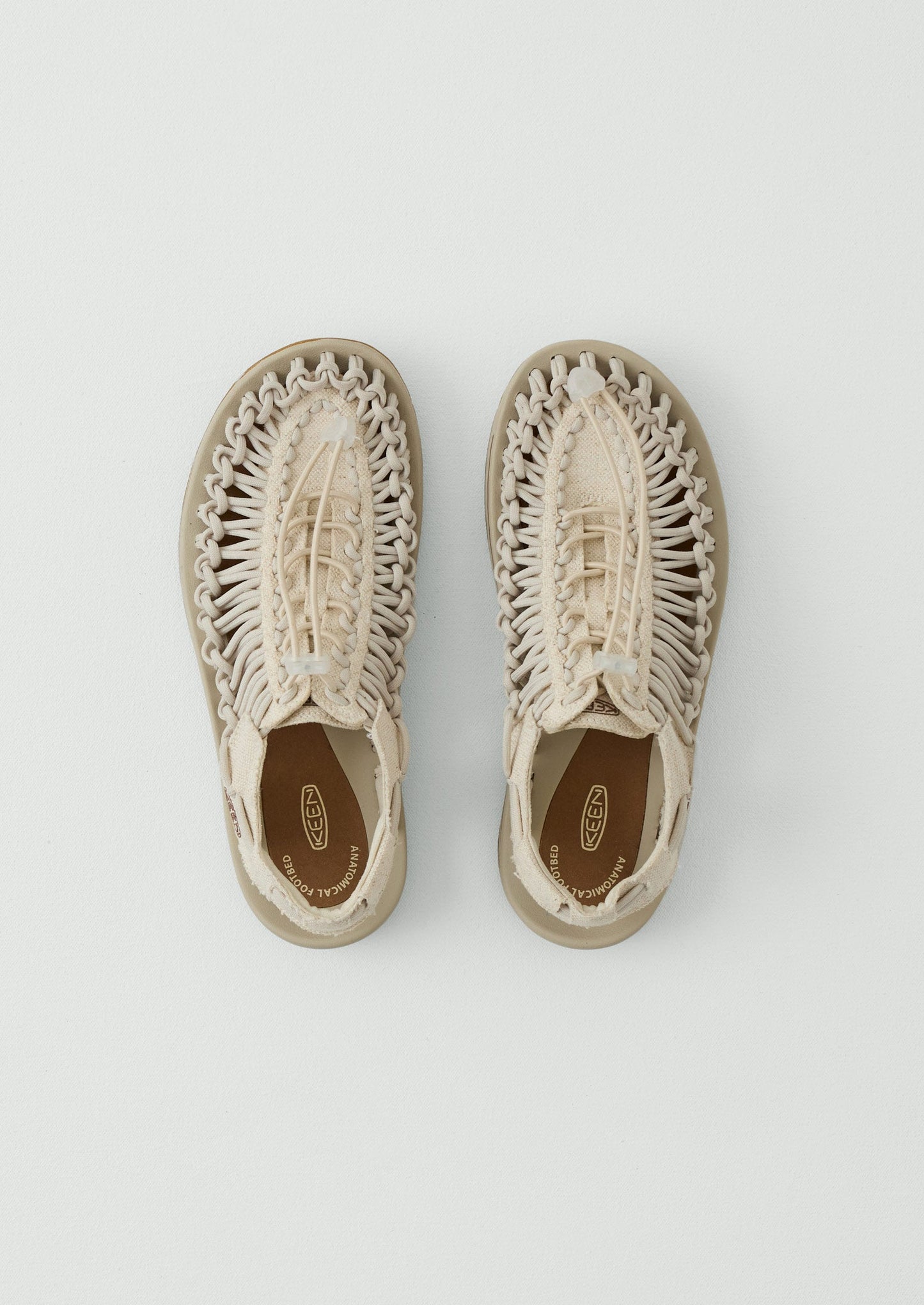 Keen Uneek Canvas Sandals | Natural/Birch