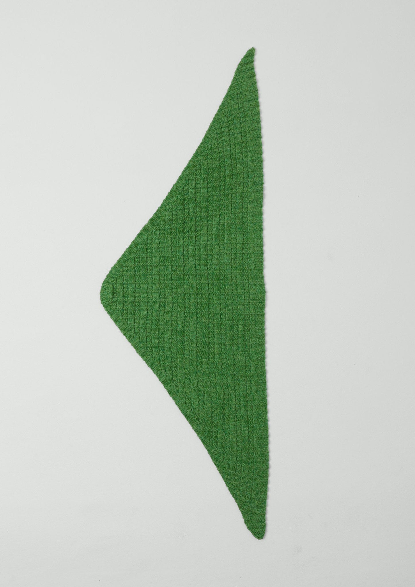 Knitted Wool Bandana | Garden Green