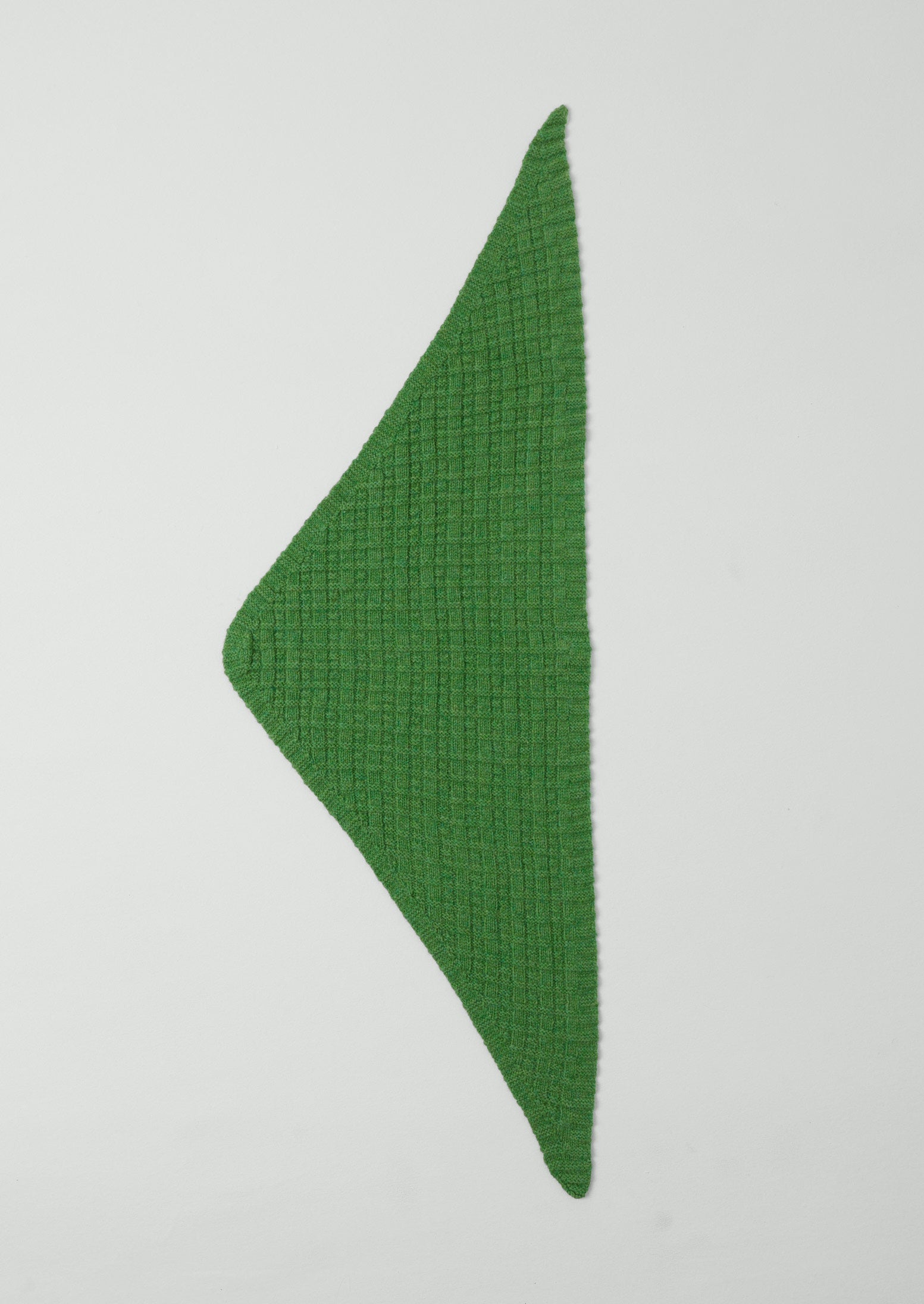 Knitted Wool Bandana | Garden Green