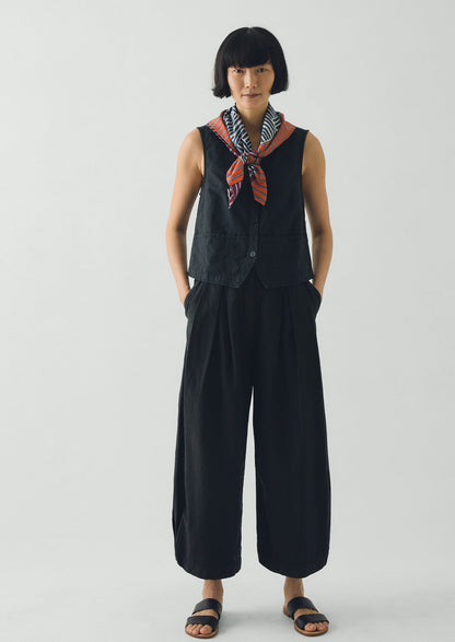 Patchwork Stripe Block Print Bandana | Verdigris/Multi