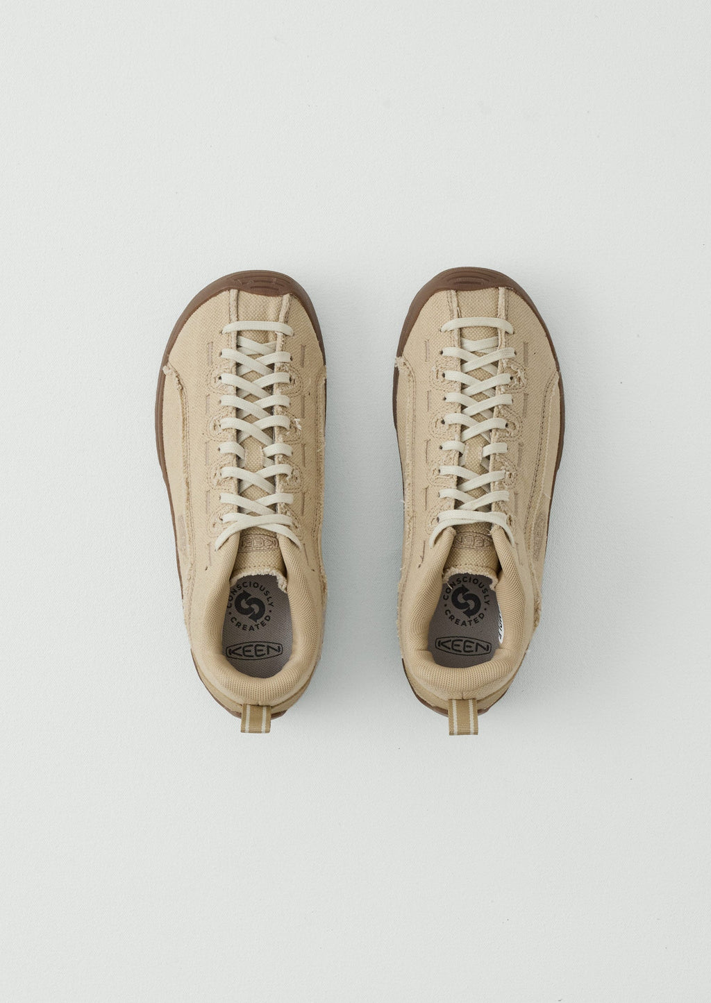 Keen Jasper Split Canvas Trainers | Safari