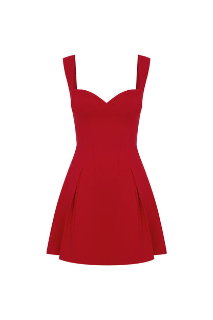 Bethani Mini Dress - Cherry