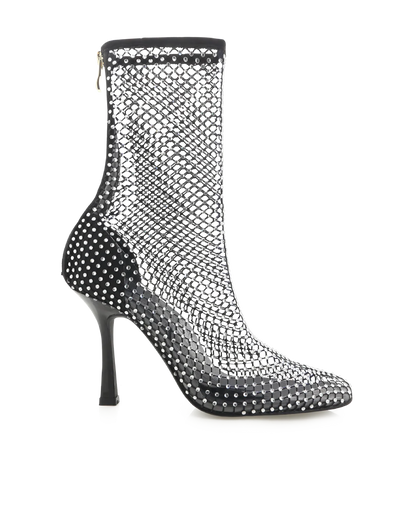 Bindi Heels - Black Satin Diamante