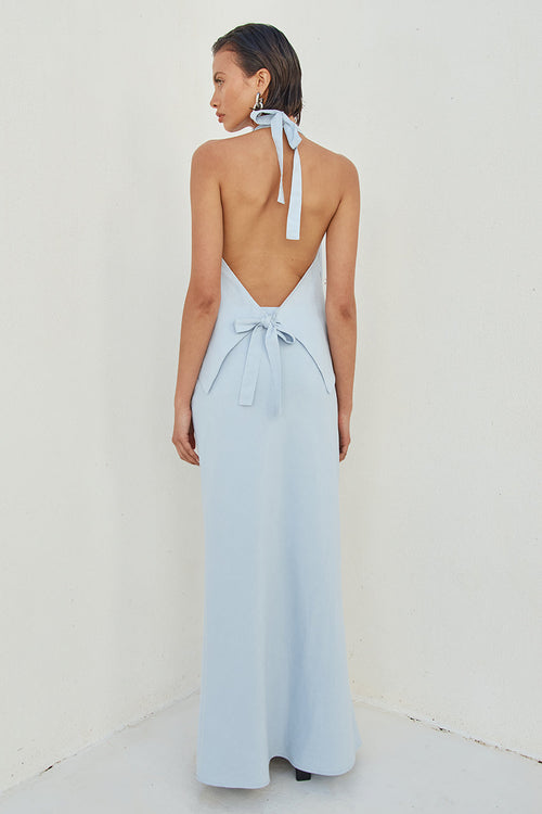 Brioni Maxi Skirt - Sky Blue