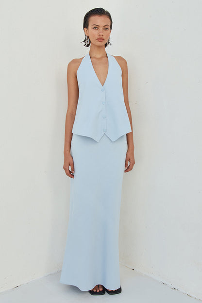 Brioni Maxi Skirt - Sky Blue