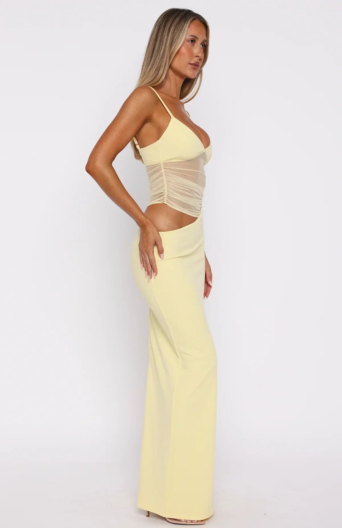 Luna | Blush Maxi Dress