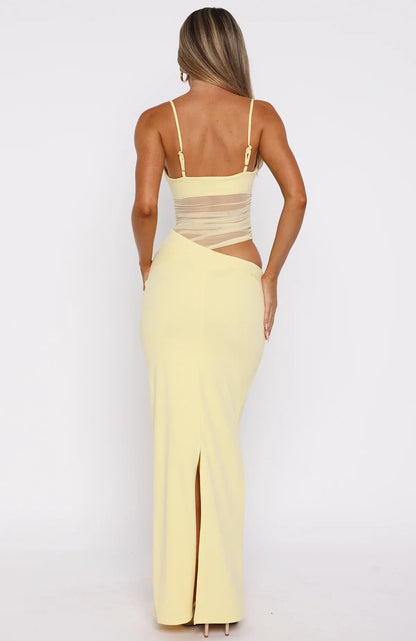Luna | Blush Maxi Dress