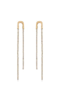 Double Chain Drop Earrings