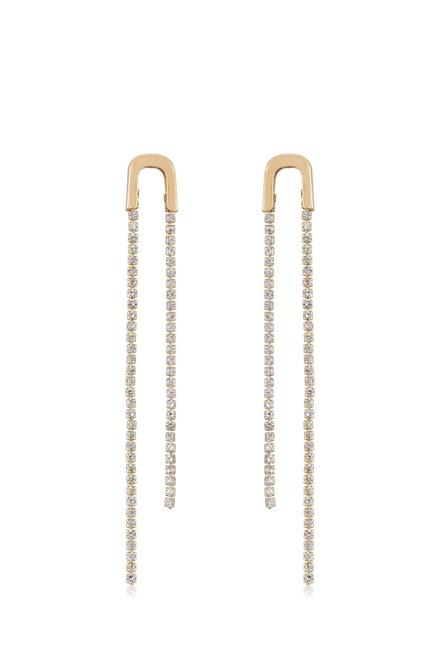 Double Chain Drop Earrings