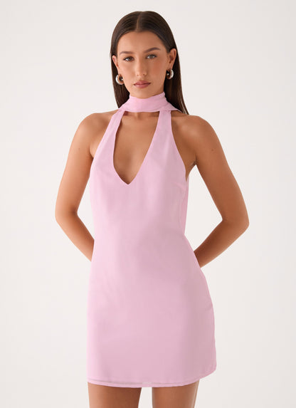 Float Away Mini Dress - Pink