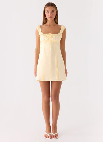 Fornarina Mini Dress - Lemon