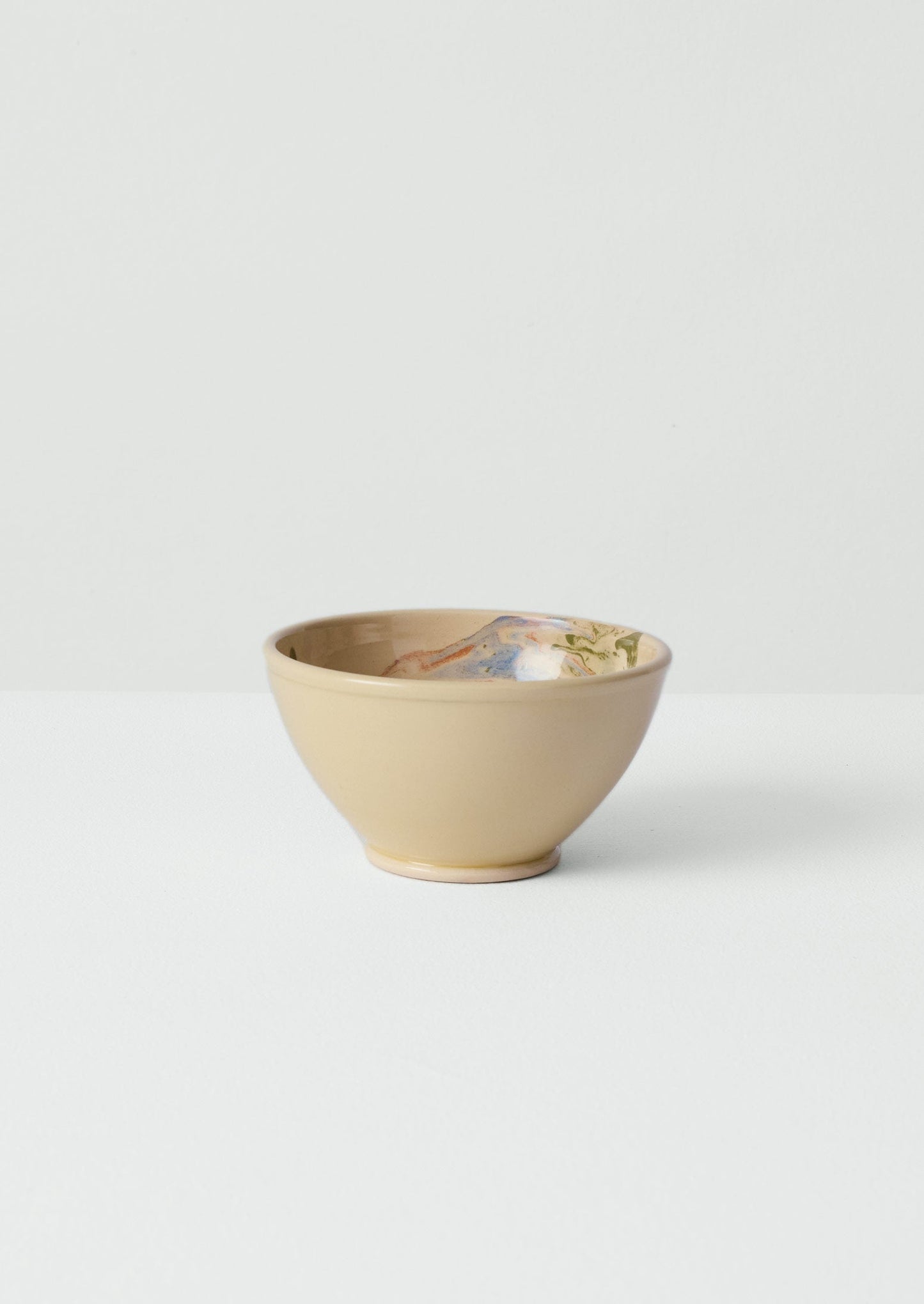 Poterie Barbotine Marbled Breakfast Bowl | Sand/Moss