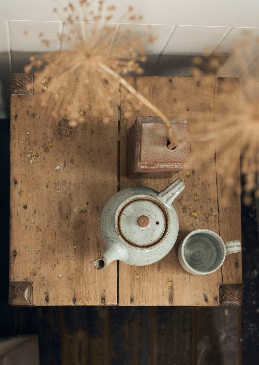 Leach Pottery Tea Pot | Blue Nuka