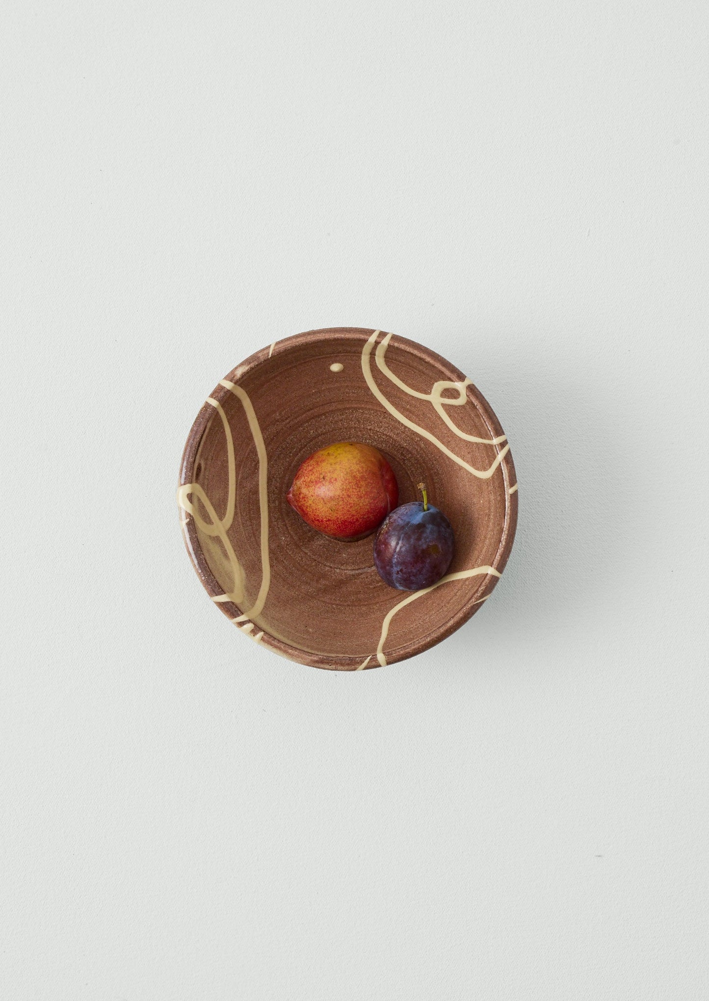 Mollie Milton Slipware Bowl | Terracotta/Cream