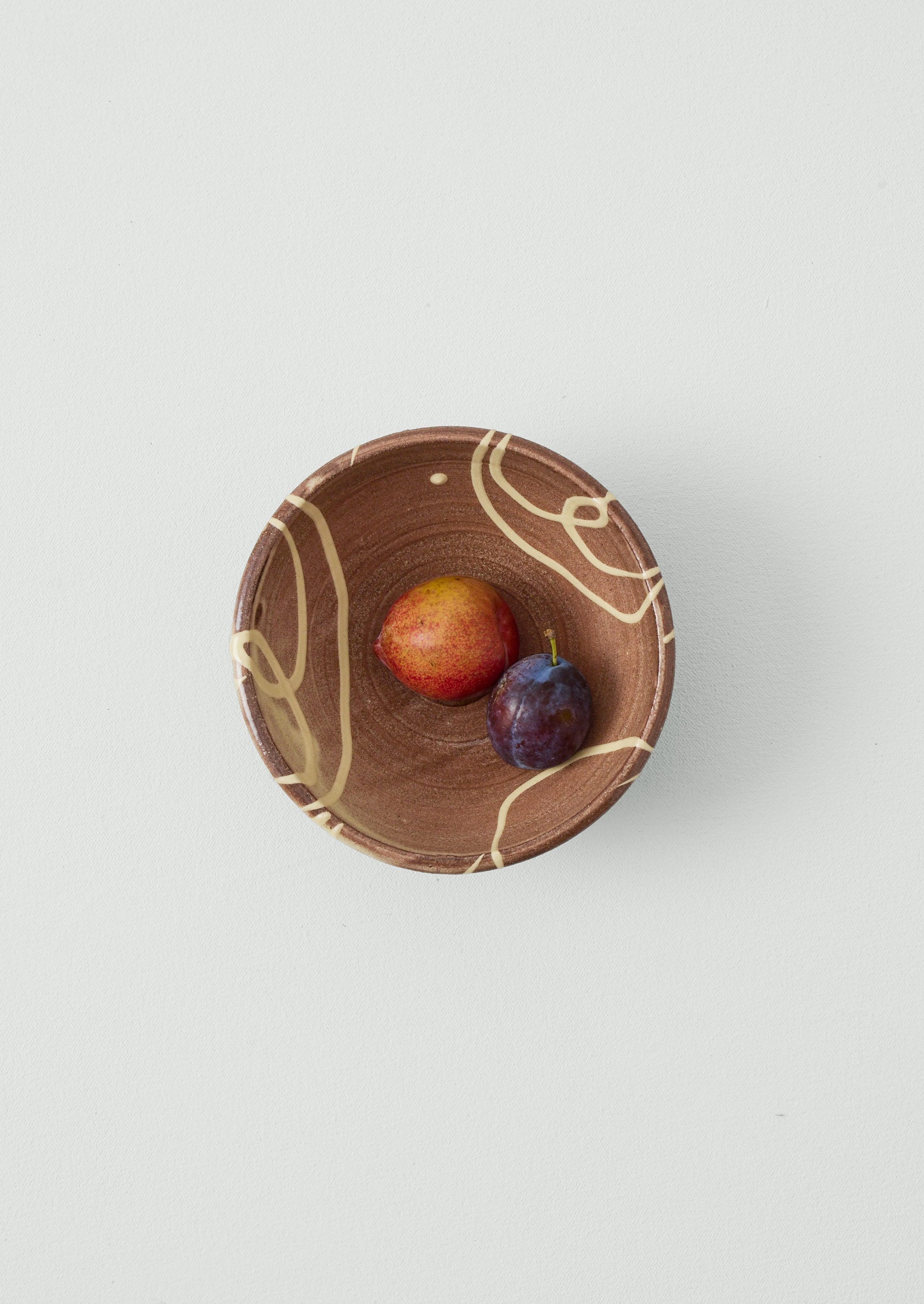 Mollie Milton Slipware Bowl | Terracotta/Cream